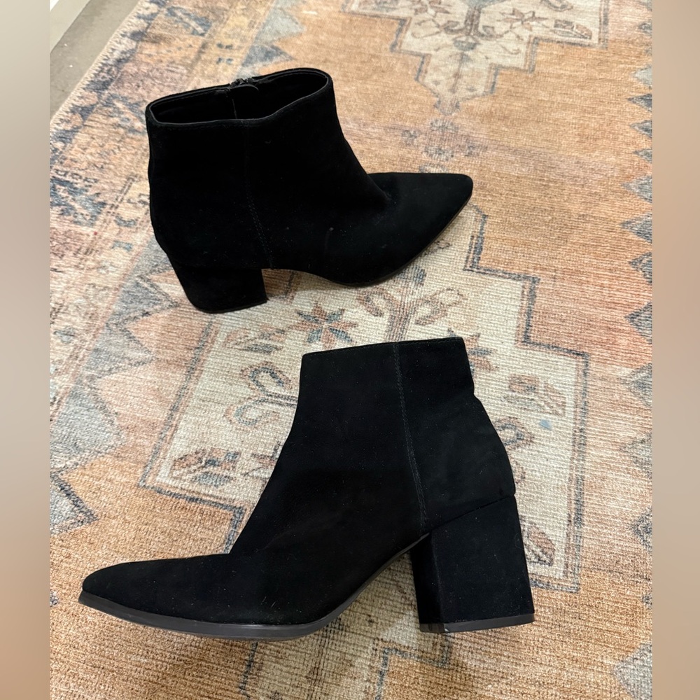 Black Aldo Pointed Toe Bootie